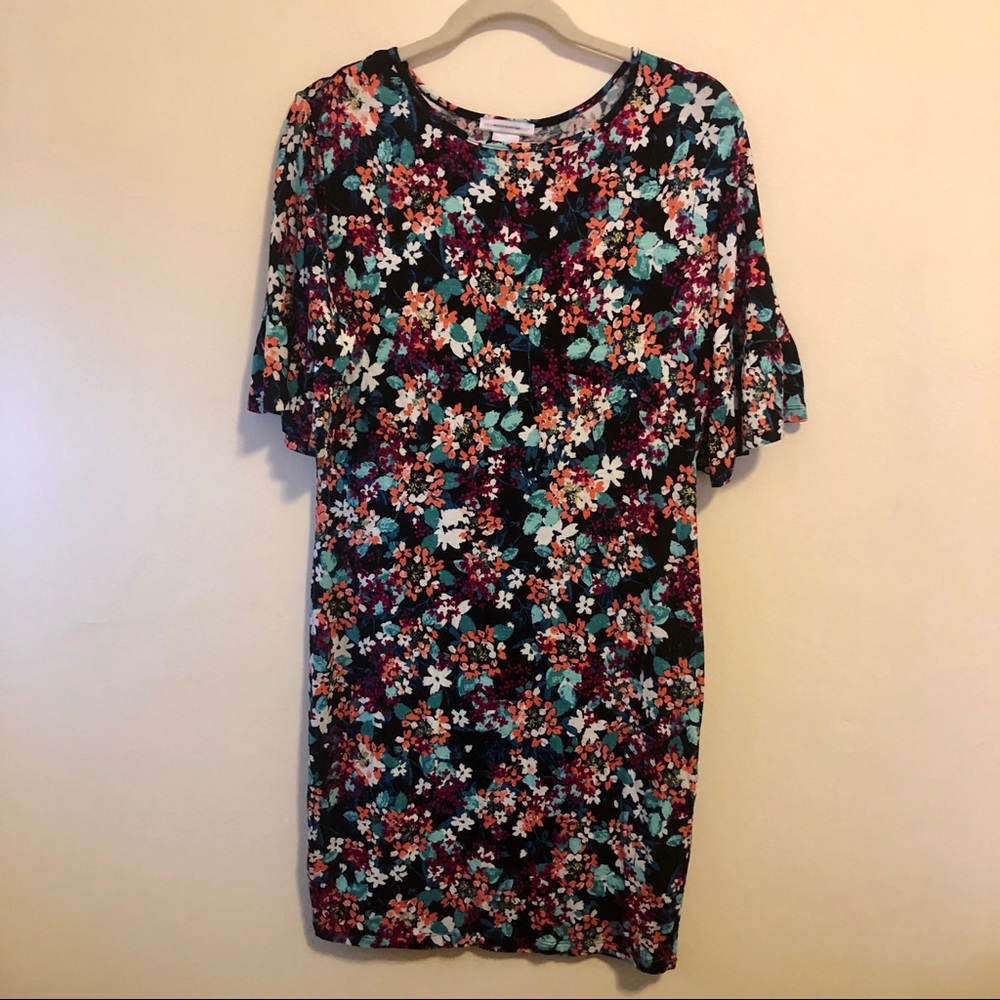 NWOT New York & Company Bell Sleeve Shift Dress - Picture 2 of 4